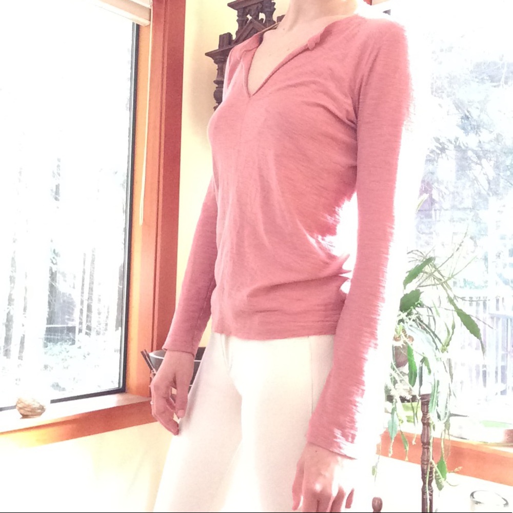 Nation LTD Peach light weight long sleeve